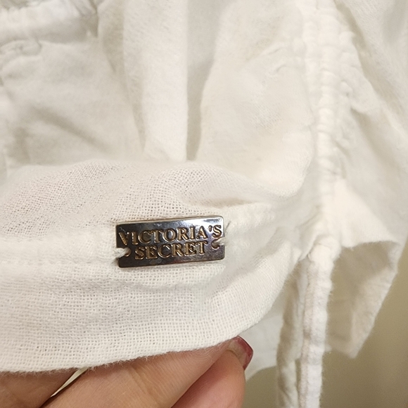 Victoria's Secret 100% Cotton White Short strappless Romper size XS - Picture 9 of 10